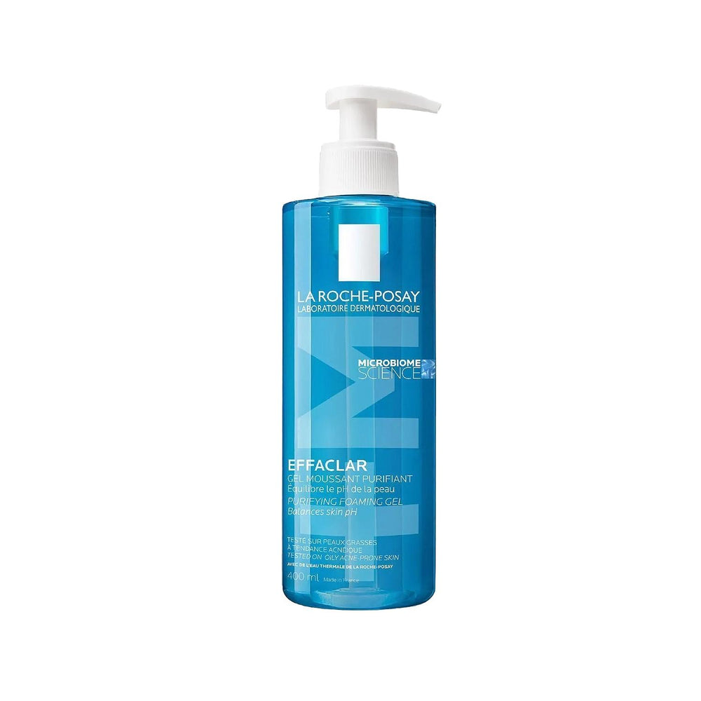 La Roche Posay Effaclar Gel Facial Cleansing Gel for Acne-Prone Skin, 400ml - Gentle, Dermatologically Tested, Sensitive Skin Friendly La Roche Posay Effaclar Gel - Facial Cleanser for Acne-Prone Skin La Roche Posay Effaclar Gel, Facial Cleansing Gel, Acne-prone skin care, Dermatologically tested facial cleanser, Sensitive skin friendly cleanser, Gentle facial cleanser, Large capacity cleanser, Skin care for sensitive skin, Acne treatment, Dermatologist recommended, La Roche Posay skin care, Facial cleansin