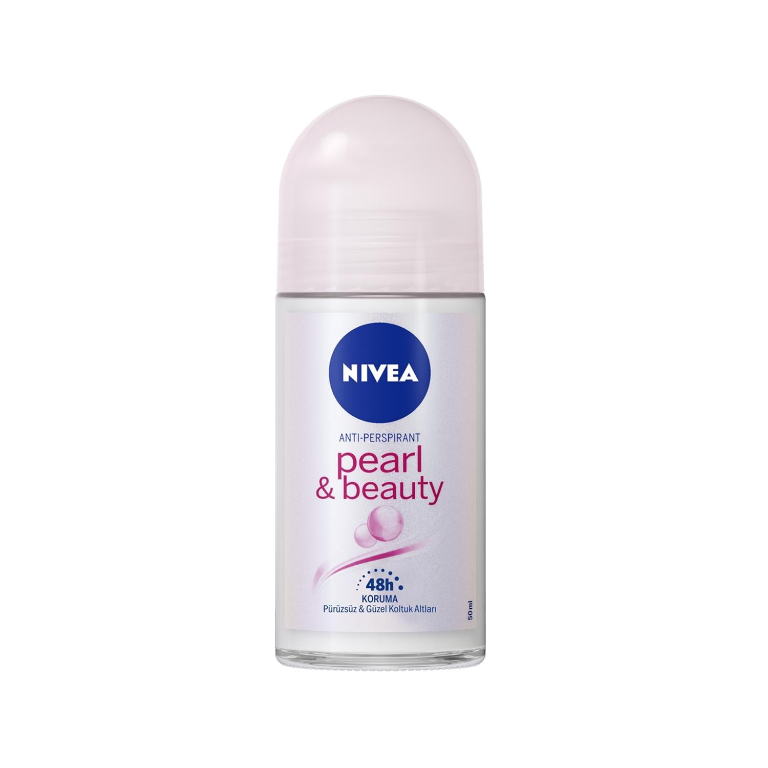 Nivea Pearl & Beauty Roll-On Deodorant - 50 ml, Easy to Apply, Trusted Nivea Quality Nivea Pearl & Beauty Roll-On Deodorant 50 ml Nivea Pearl & Beauty Roll-On, Deodorant Roll-On 50 ml, Personal Hygiene Products, Nivea Deodorant, Roll-On Deodorant, Nivea Pearl Beauty, Deodorant for Women, Deodorant for Men, Personal Care, Hygiene Essentials, Trusted Brand, Easy to Apply Deodorant