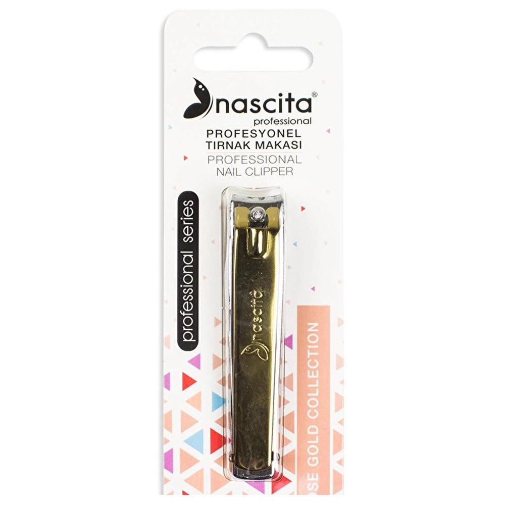 Nascita Gold Large Professional Nail Clipper for Clean Cuts