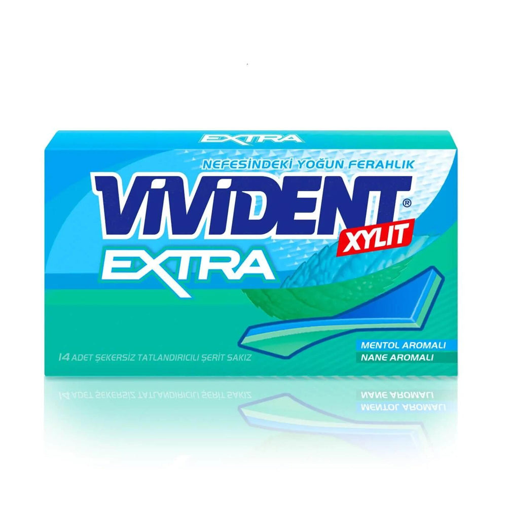 Vivident Extra Sugar-Free Peppermint Chewing Gum 26g