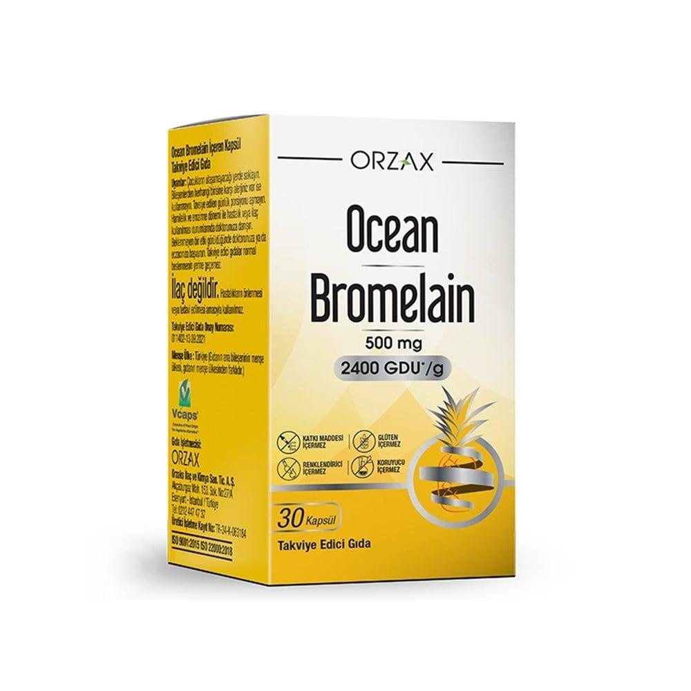 Ocean Bromelain - 500mg Digestive Enzyme Supplement for Adults &amp; Children Over 11 - 30 Capsules - image 2