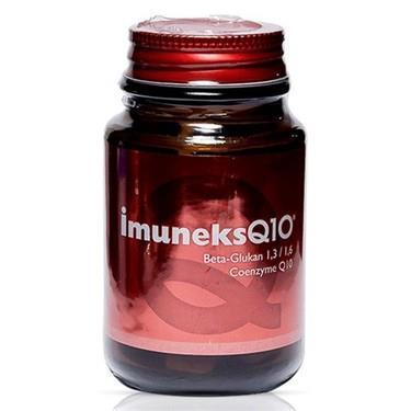 İmuneks Q10 - Antioxidant with Beta Glucan & Coenzyme Q10 - 30 Capsules - Vitamin & Supplement