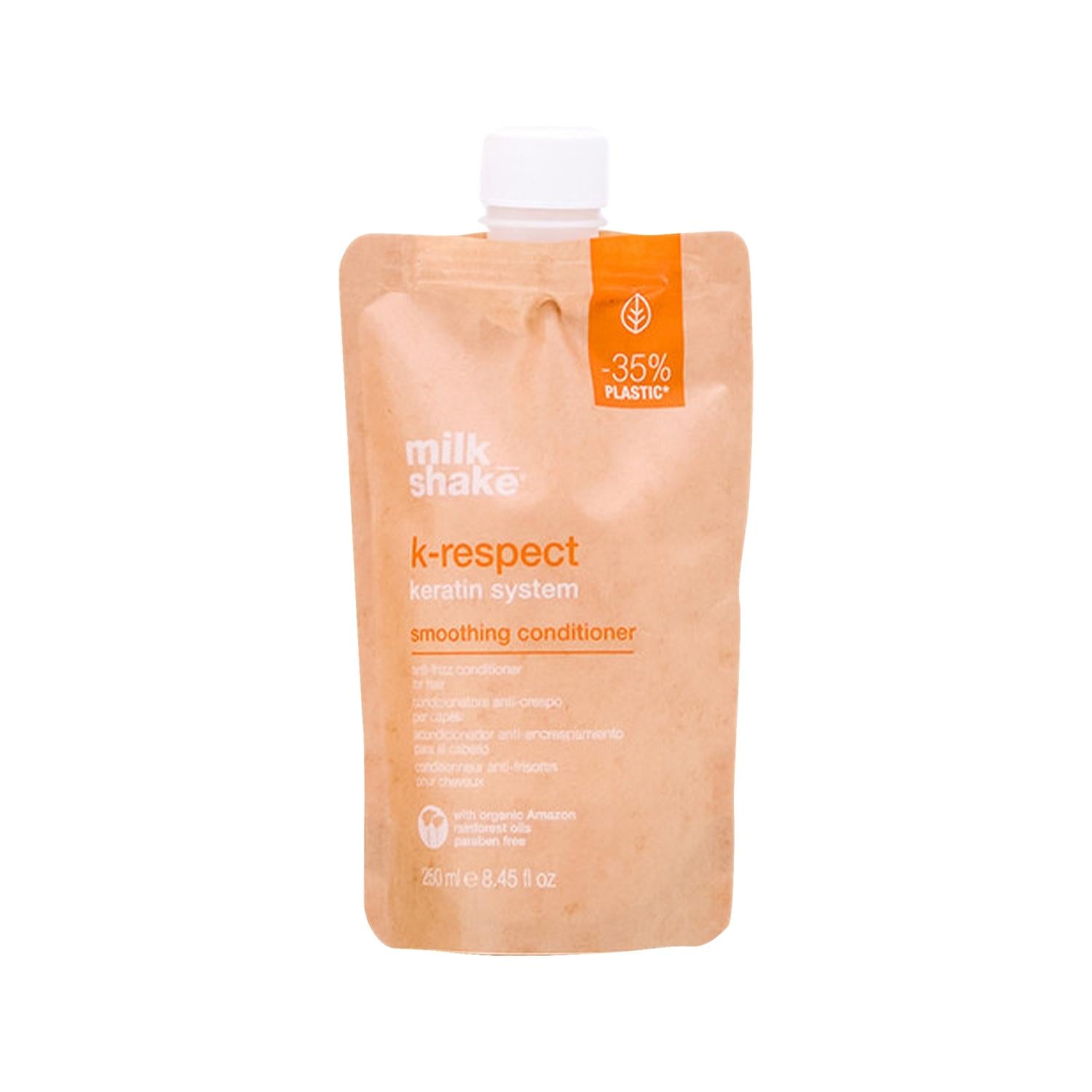 milk_shake Hair Smoothing Cream - 250ml K-Respect Conditioner for Frizzy Hair milk_shake Smoothing Cream for Frizzy Hair - 250ml milk_shake K-Respect Smoothing Saç Kremi, hair smoothing cream, hair conditioner, 250 ml hair care product, smoothing hair cream, frizzy hair solution, hair care routine, professional hair care, conditioning cream, hair styling product, frizz control, healthy hair, special offer, hair care promotion
