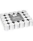 Rubin Licht White Tealight Candles 4-Hour Burn 90-Pack