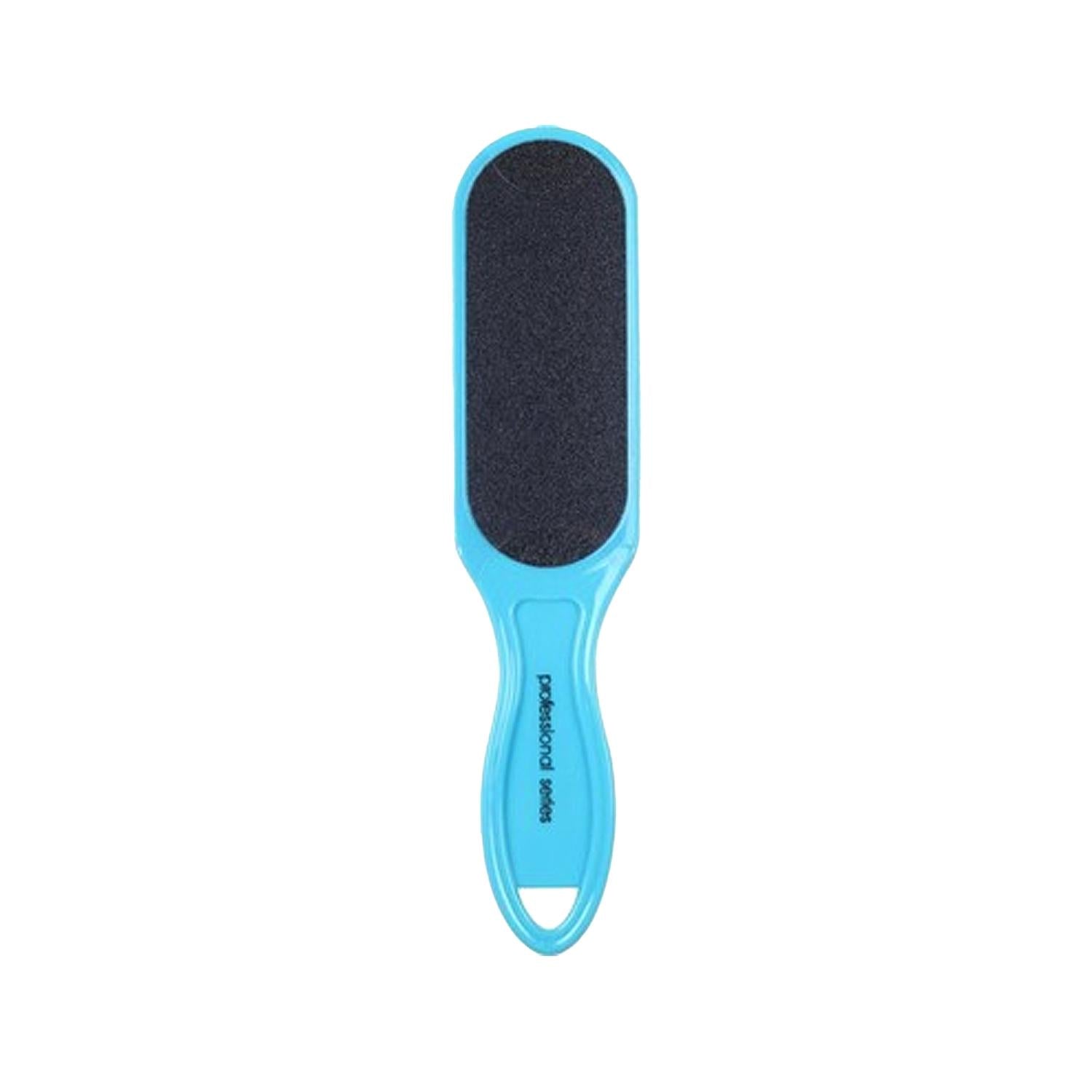 Trina Plastic Handled Foot File for Smooth Heels - Blue 0011 Model Trina Foot File for Smooth Heels foot file, heel smoother, personal care tool, Trina brand foot care, plastic handled foot file, foot care, grooming tool, manual foot file, blue foot file, heel care, foot smoothing, personal grooming, Trina foot file, 0011 model