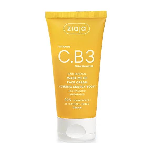 Ziaja Vitamin CB3 Niacinamide Moisturizing Face Cream - Vegan, Natural, Dermatologically Tested - 1.69 fl oz Ziaja Vitamin CB3 Face Cream - Vegan & Natural Skincare Vegan face cream, Niacinamide face moisturizer, Vitamin C skincare, Natural face cream, Dermatologically tested face cream, Moisturizing face cream, Anti-aging skincare, Natural skincare products, Cruelty-free cosmetics, Skincare for sensitive skin, Face creams for hydration
