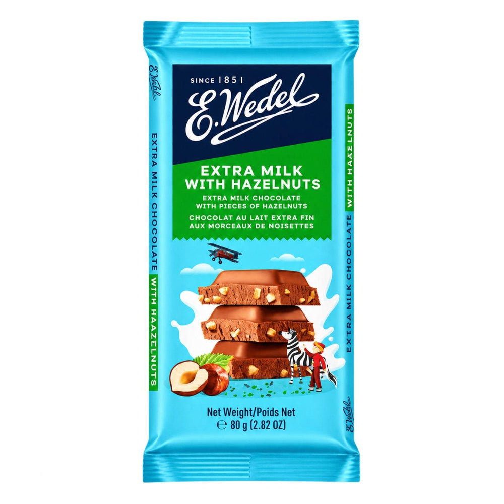 Wedel Hazelnut Pieces Extra Milk Chocolate 80 g