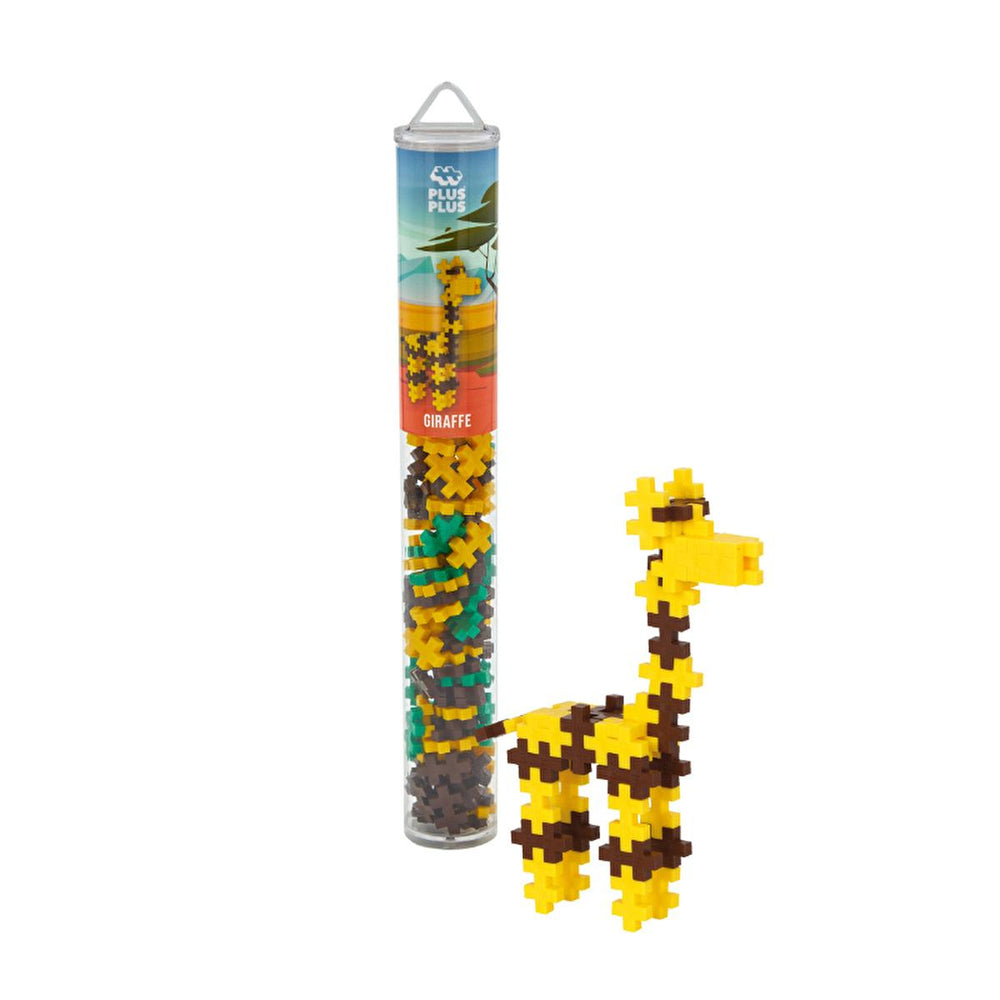 Plus Plus Construction Toy, Educational Building Set for Kids - 100 Pieces in Reusable Tube, Made in Denmark - view 2