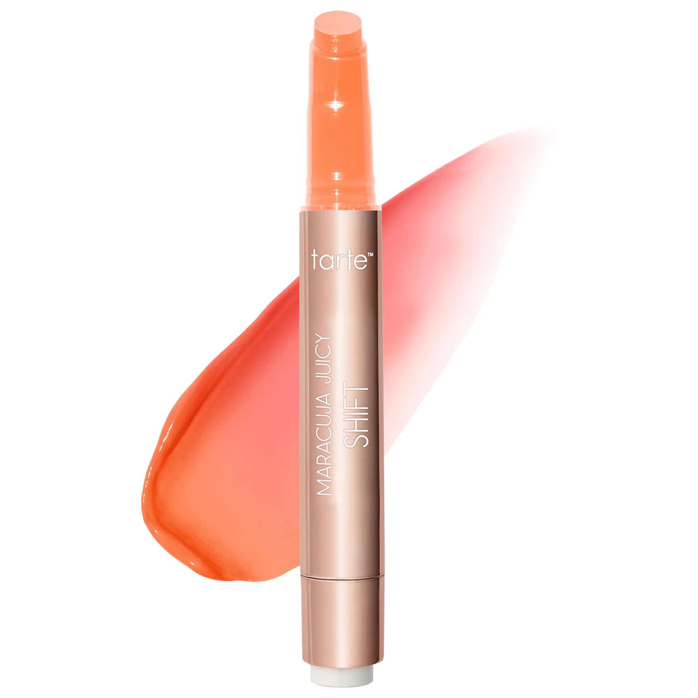 Tarte Maracuja Juicy Lip Plump Shift: pH Color-Shifting, Hydrating Plumping Lip Balm & Treatment with Hyaluronic Acid & Maracuja Oil Tarte Maracuja Lip Plump: pH Color-Shifting, Hydrating Lip Balm maracuja juicy lip plump shift, pH lip balm, plumping lip gloss, hydrating lip treatment, vegan lip balm, color shifting lip balm, hyaluronic acid lip balm, maracuja oil lip balm, lip balm, lip treatment, lip plumper, hydrating, plumping, color shifting, vegan, cruelty-free, hyaluronic acid, maracuja oil, superfru
