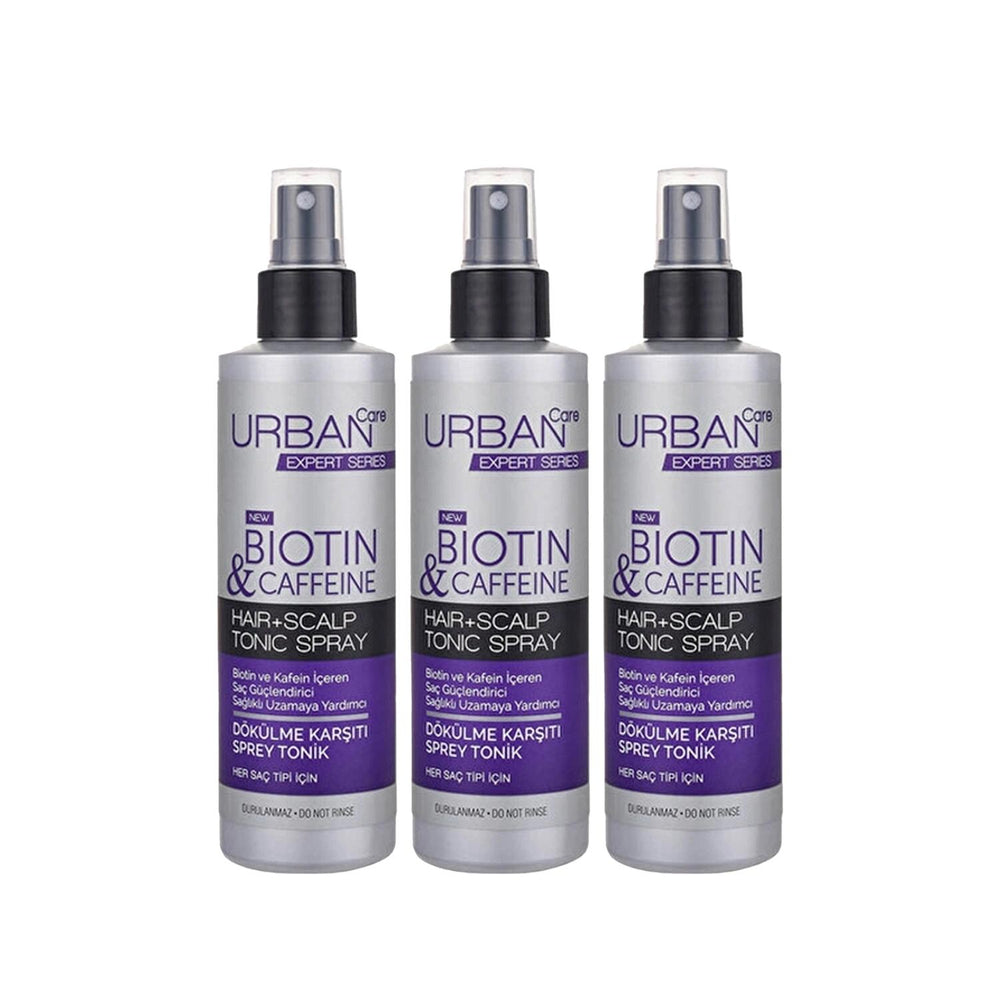 URBAN Care Expert Biotin & Caffeine Hair Tonic - Anti-Hair Loss, Strengthens Follicles, 200ml x 3 Pack URBAN Care Biotin Hair Tonic - Anti-Hair Loss Solution hair tonic, anti hair loss, biotin hair care, caffeine hair growth, URBAN Care hair products, hair loss solution, hair strengthening, hair care routine, hair growth tonic, natural hair care, hair follicle strengthener, hair health