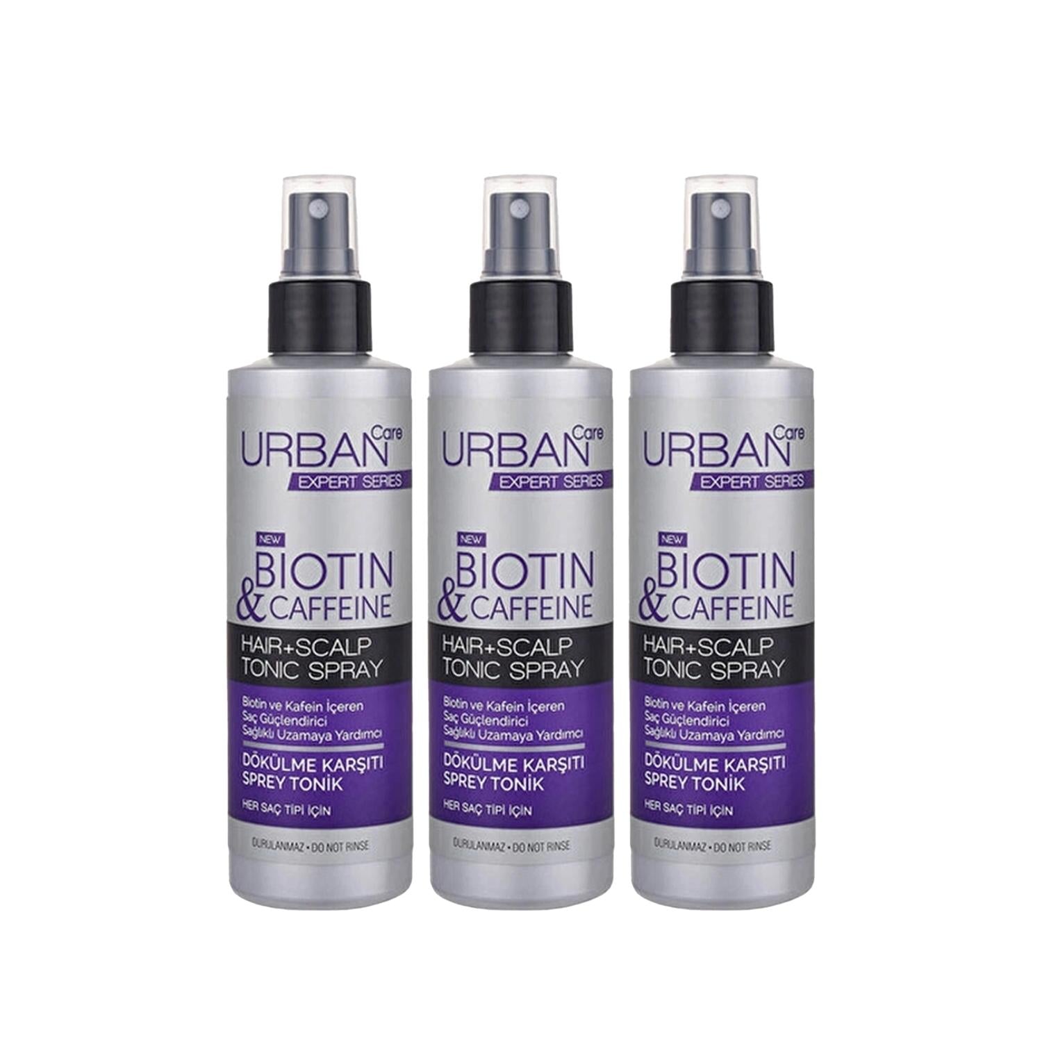 URBAN Care Expert Biotin & Caffeine Hair Tonic - Anti-Hair Loss, Strengthens Follicles, 200ml x 3 Pack URBAN Care Biotin Hair Tonic - Anti-Hair Loss Solution hair tonic, anti hair loss, biotin hair care, caffeine hair growth, URBAN Care hair products, hair loss solution, hair strengthening, hair care routine, hair growth tonic, natural hair care, hair follicle strengthener, hair health