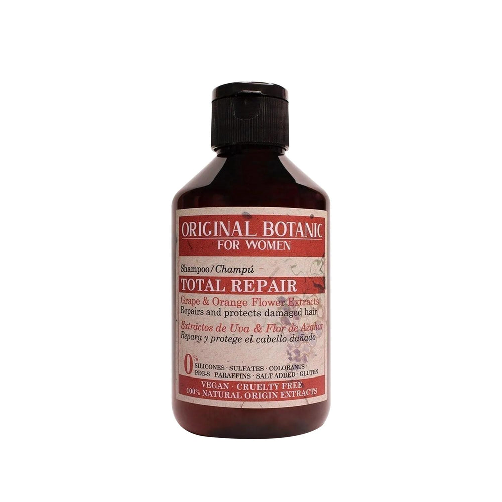 ORIGINAL BOTANIC Vegan Shampoo for Women - Total Repair Complex, Nourishing & Repairing Hair Care, 250ml ORIGINAL BOTANIC Vegan Shampoo for Women - Total Repair vegan shampoo, repairing shampoo, women's hair care, ORIGINAL BOTANIC, total repair shampoo, nourishing shampoo, hair repair, vegan hair care, eco-friendly hair products, women's grooming, hair care routine, sustainable beauty products