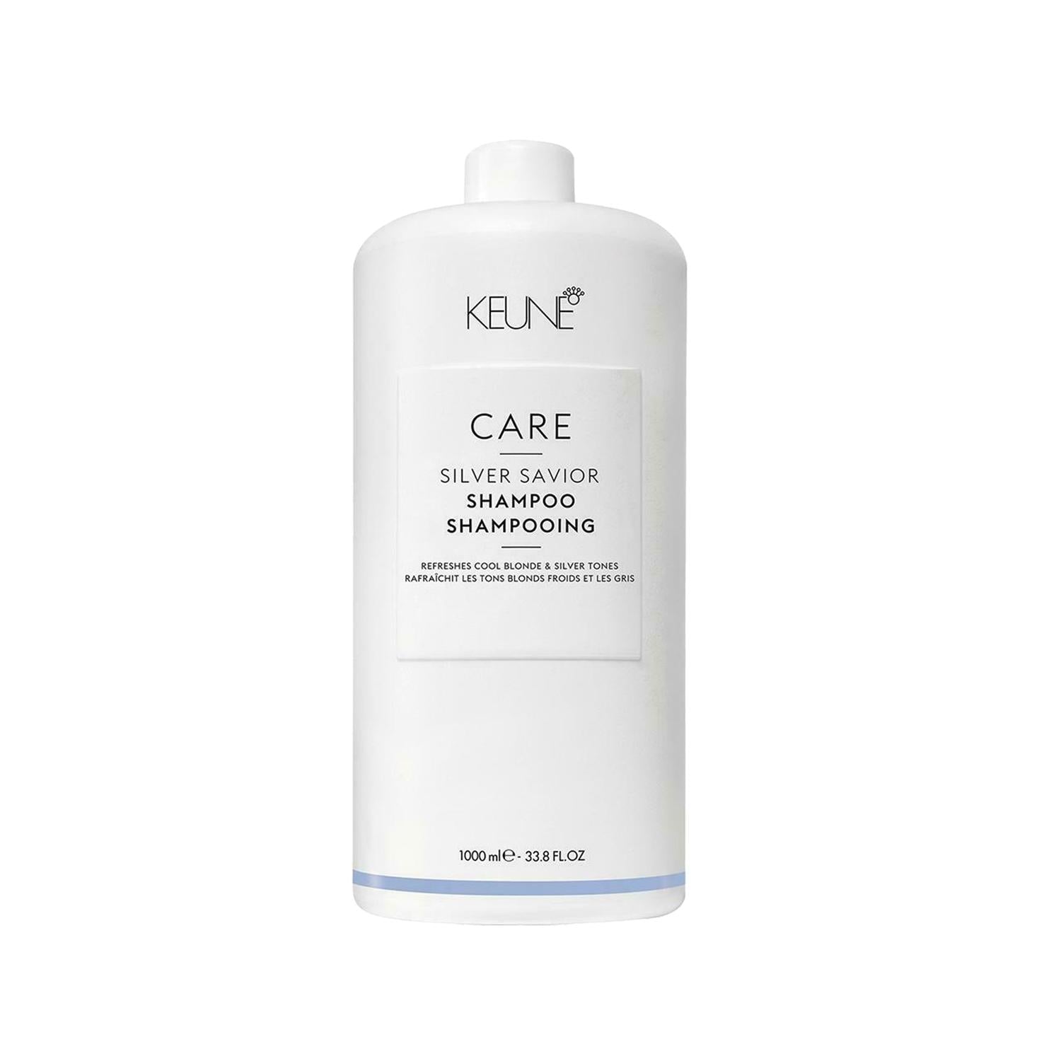 Keune Care Silver Savior Purple Shampoo for Blonde &amp; Silver 1000 ml