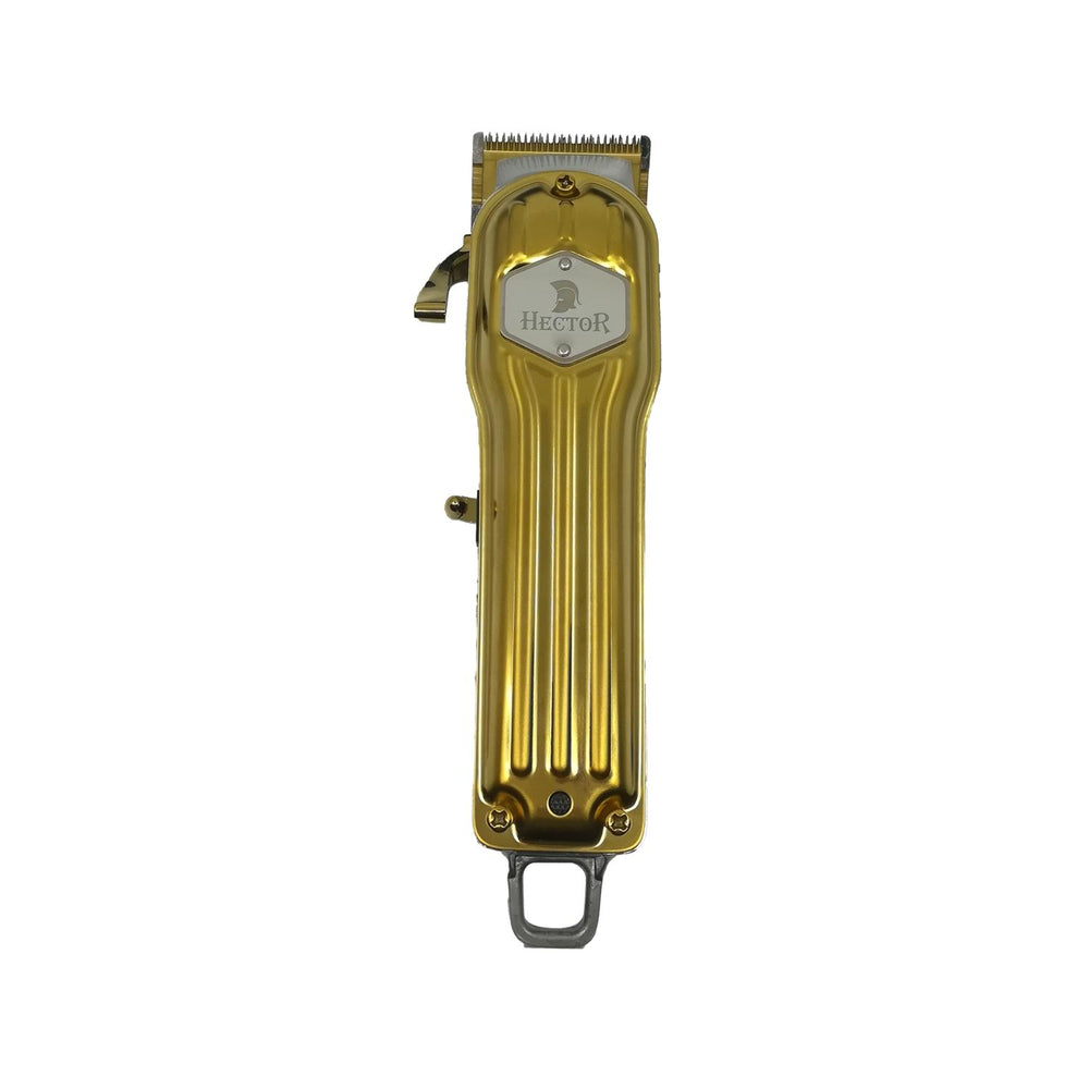 Hector Troy Professional Shaving Machine K2 Gold Motif - High-Quality Barber Equipment for Precision Shaving Hector Troy K2 Gold Motif Shaving Machine - Professional Grade Professional shaving machine, Hector Troy K2, Gold motif shaver, Tıraş Makinesi, Barber equipment, Professional grooming tools, High-quality shaving, Durable shaving machines, Precision shaving, Barber shop essentials, Grooming industry professionals