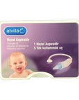 Alvita Nasal Aspirator for Babies & Children - Gentle Suction, Easy to Clean, Safe & Effective Nasal Congestion Relief Alvita Nasal Aspirator - Safe & Effective Nasal Congestion Relief nasal aspirator, baby nasal aspirator, child nasal aspirator, Alvita Nazal Aspiratör, safe nasal suction, easy nasal care, baby health, baby hygiene, nasal congestion relief, baby care products, gentle suction, non-invasive, easy to clean, simple design