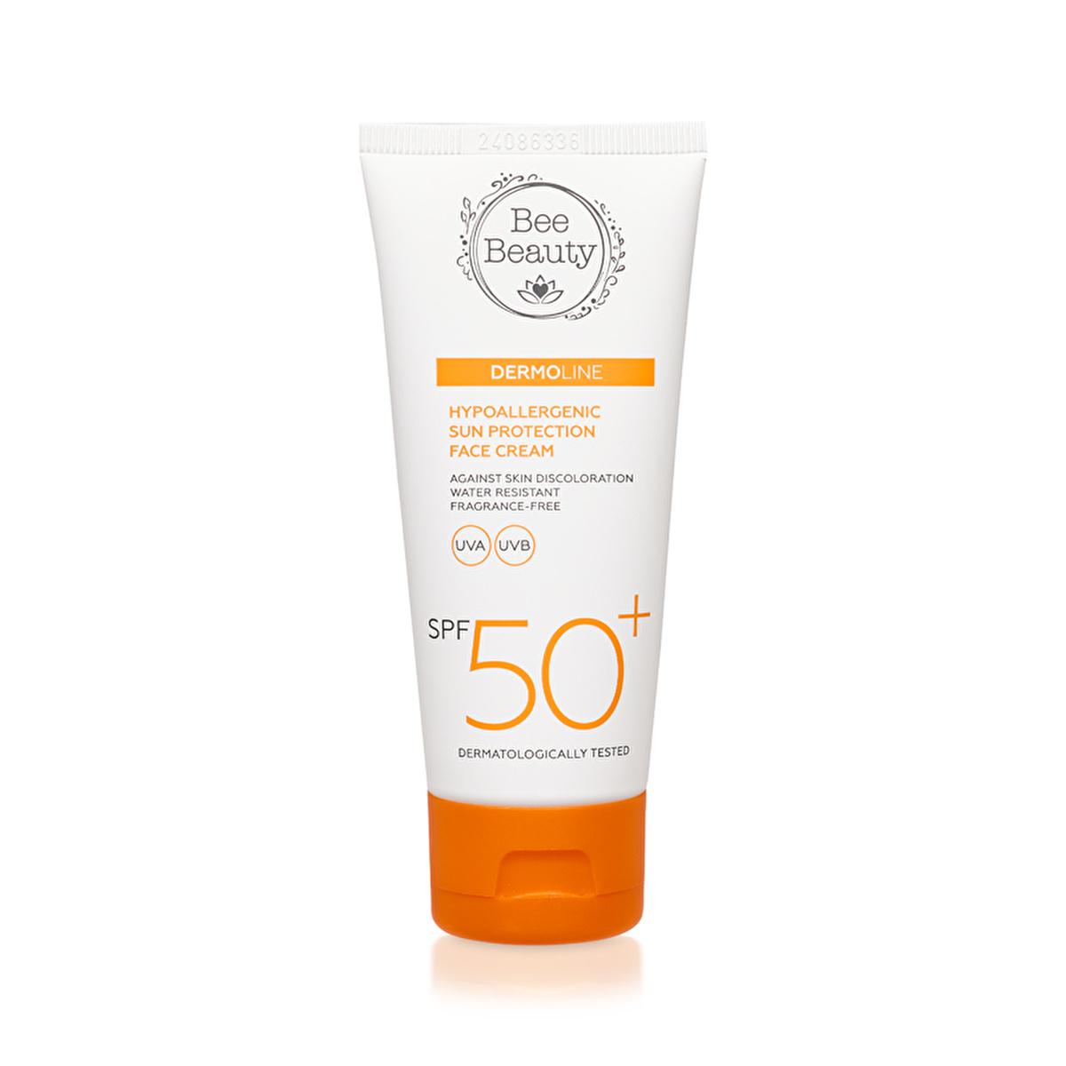 Bee Beauty Hypoallergenic Sunscreen Face Cream SPF50+ - Anti-Aging Sun Protection for Sensitive Skin Bee Beauty Hypoallergenic Sunscreen Face Cream SPF50+ hypoallergenic sunscreen, face cream SPF50+, UV protection face cream, anti-aging sun care, sensitive skin sunscreen, sun protection, skincare, cosmetics, beauty products, dermatologically tested, non-comedogenic, eco-friendly packaging, sun care, facial skincare, daily sun protection