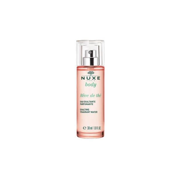 nuxe body reve de the body spray 30ml bottle, refreshing scent body spray by nuxe Nuxe Body Reve de The - Refreshing Body Spray | 30ml Nuxe Body Spray - Refreshing Fragrance | 30ml nuxe, body-spray, fragrance, refreshing, daily-use, aromatic, skincare, hydrating, ai-generated, 30ml