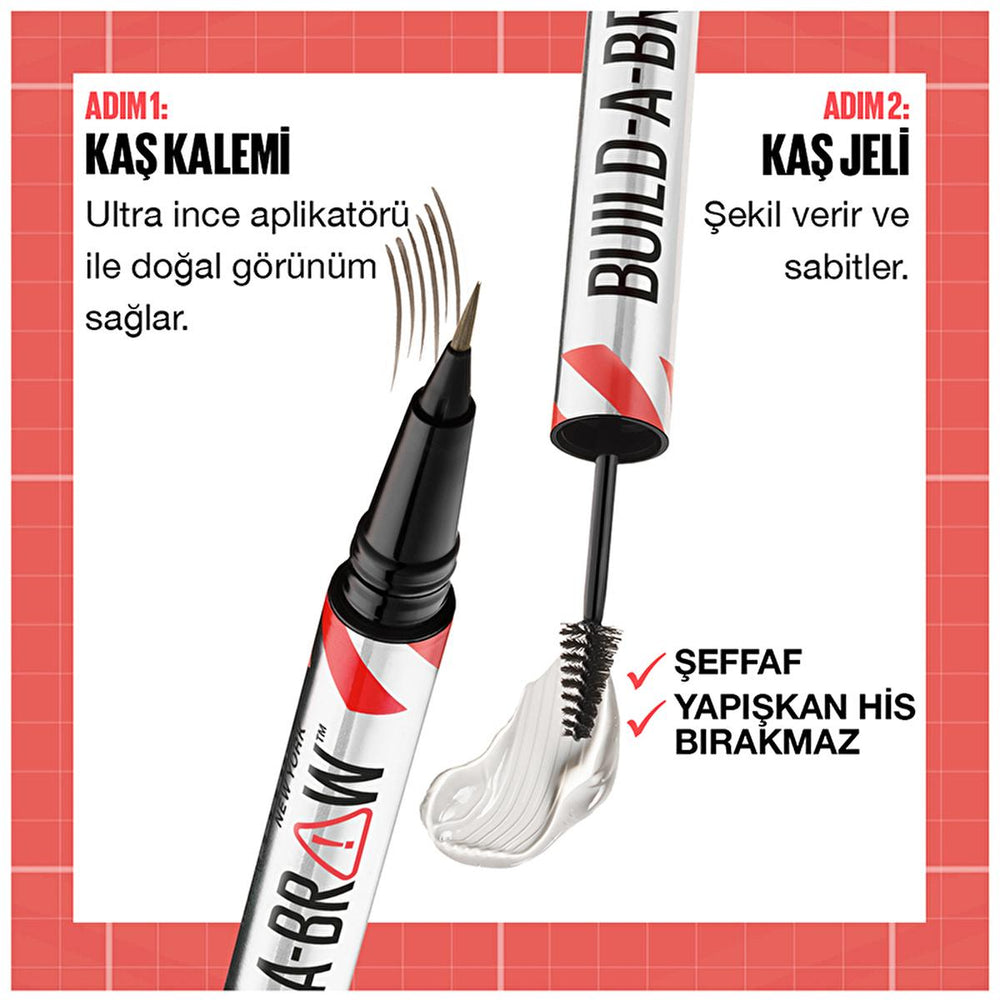 Maybelline New York Build a Brow 2-in-1 Eyebrow Pencil & Gel - Long Lasting, Smudge Proof, Precise Application - view 5