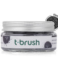 T-Brush Activated Charcoal Toothpaste Tablets - Fluoride, Vegan Formula for Sensitive Gums | 90 Tablets - Toothpaste