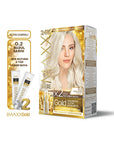 Maxx Deluxe Golden Beauty 24K Hair Dye - Nourishing, Long-Lasting Color with Nano Gold & Golden Shine - Hair Dye