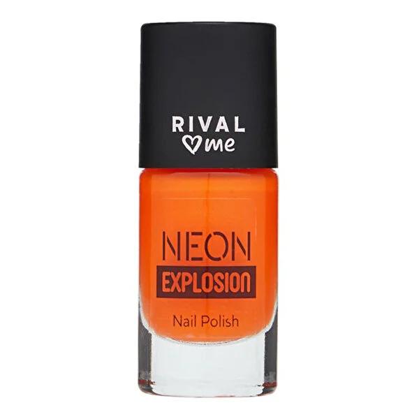 Rival Loves Me Neon Blazing Fire Nail Polish - UV Glow Nail Art Supplies, 8ml Rival Loves Me Neon Nail Polish - UV Glow neon nail polish, UV glow nail polish, nail art supplies, blazing fire nail color, Rival Loves Me nail polish, neon nail art, UV reactive nail polish, nail polish 8ml, cosmetic nail care, nail decoration, bold nail art, unique nail designs