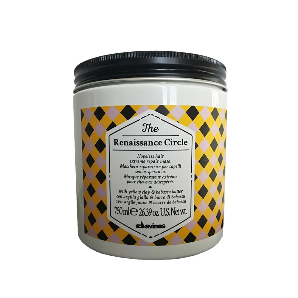 Davines The Renaissance Circle Hair Repair Mask for Damaged Hair - 25.36 fl oz Nourishing Treatment - Hair Mask
