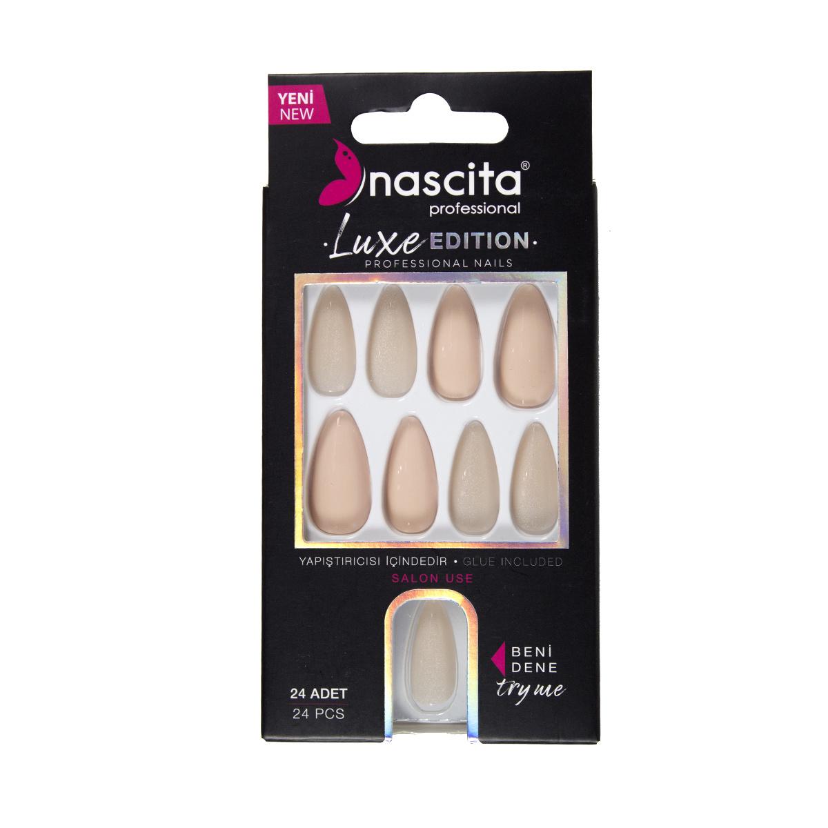 Nascita Luxe Edition Reusable Fake Nails 24-Piece Set for Salon-Quality Nail Enhancements at Home Nascita Luxe Edition Fake Nails - Reusable 24-Piece Set fake nails, nail kit, reusable nails, DIY nail care, temporary nail enhancement, salon-quality nails, luxe edition nails, nail art, nail design, beauty, cosmetics, nail care, special occasion nails, everyday nail solution, cost-effective nail solution, eco-friendly nails
