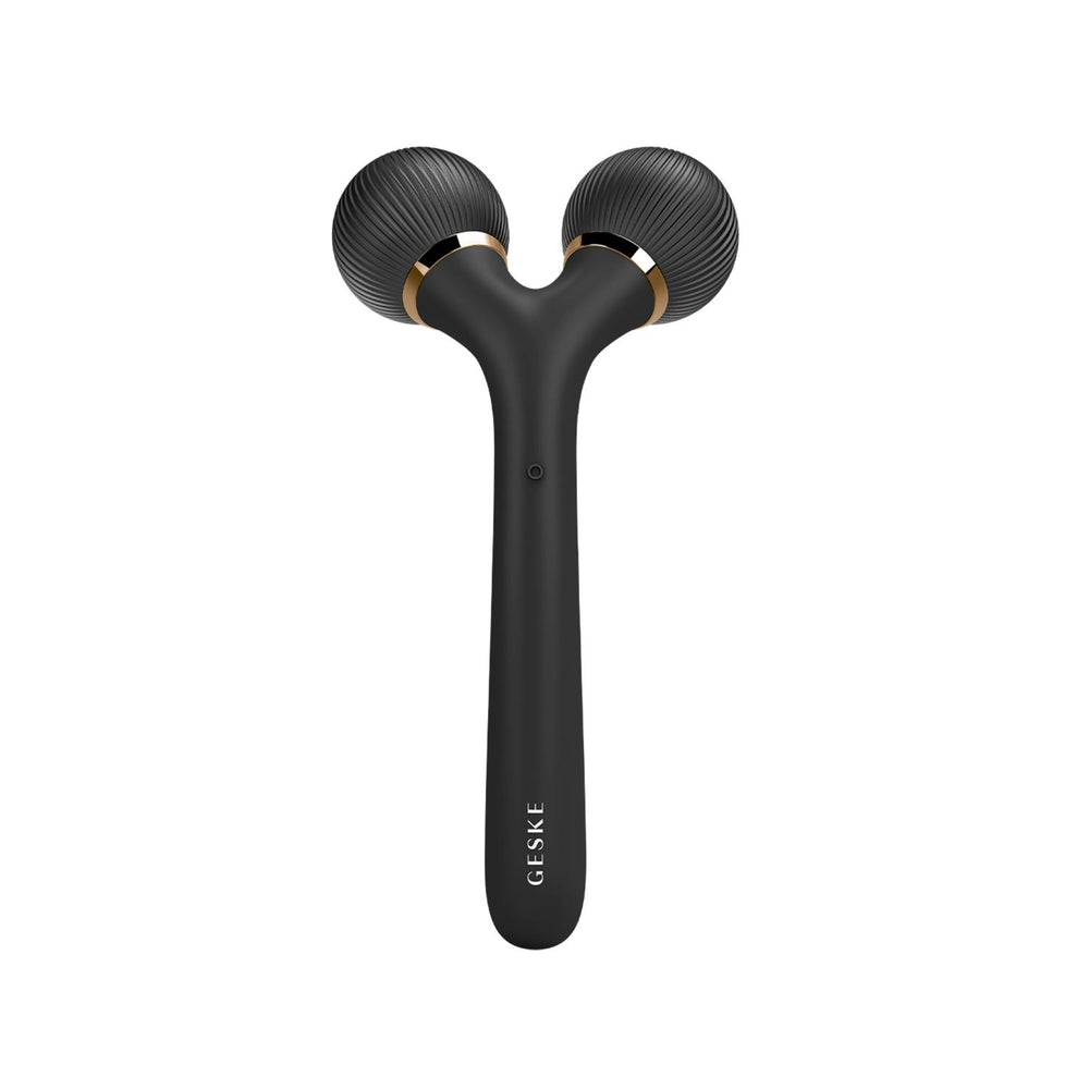 Geske Vibrating Facial & Body Roller Device - Black - Improves Skin Health & Appearance Geske Vibrating Facial & Body Roller - Black Facial roller, Body roller, Vibrating skincare device, Beauty and wellness tool, Skincare device, Geske, Black, Portable skincare, Facial care, Body care, Skincare routine, Relaxation, Stress relief, Beauty device, Wellness device