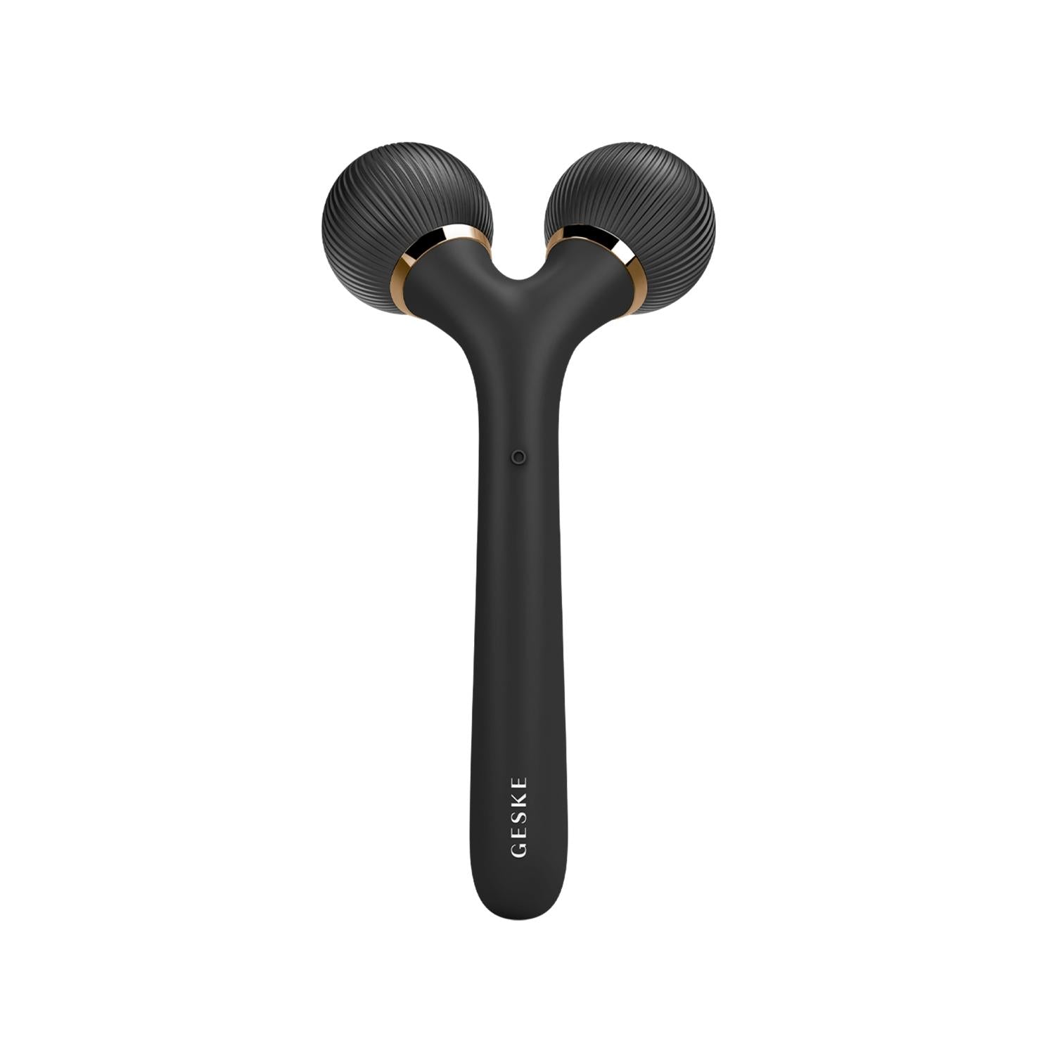 Geske Vibrating Facial & Body Roller Device - Black - Improves Skin Health & Appearance Geske Vibrating Facial & Body Roller - Black Facial roller, Body roller, Vibrating skincare device, Beauty and wellness tool, Skincare device, Geske, Black, Portable skincare, Facial care, Body care, Skincare routine, Relaxation, Stress relief, Beauty device, Wellness device