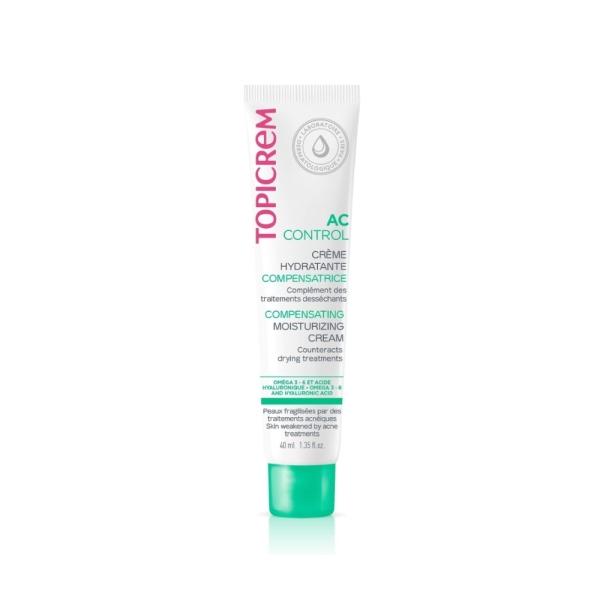 Topicrem AC Compensating Moisturizing Cream 40ml - Gentle Hydration for Acne-Prone Skin - image 2