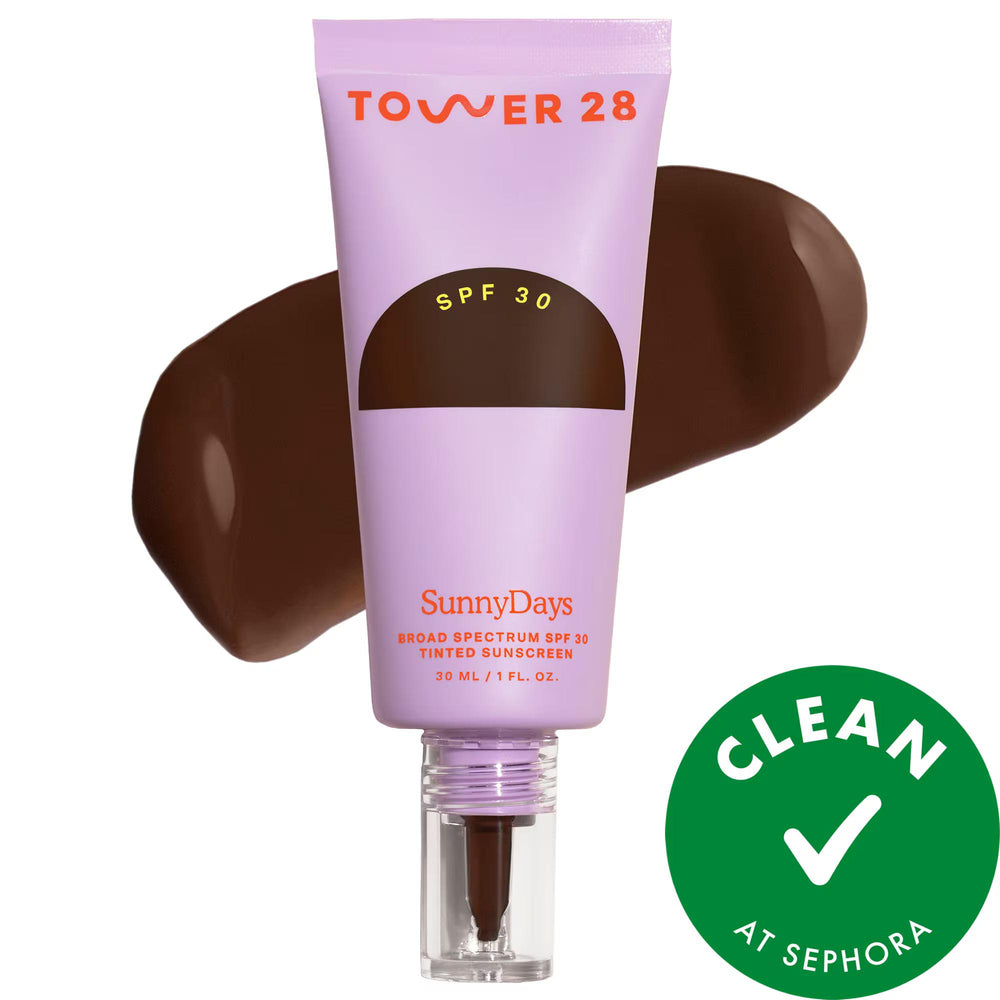 SunnyDays SPF 30 Tinted Sunscreen Foundation - Natural Finish, Vegan & Cruelty-Free SunnyDays SPF 30 Tinted Foundation - Vegan & Cruelty-Free Tinted Sunscreen Foundation, SPF 30 Sunscreen, Natural Finish Foundation, Vegan Sunscreen, Gluten-Free Makeup, Cruelty-Free Beauty Products, Sensitive Skin Sunscreen, Non-Nano Zinc Oxide Sunscreen, Liquid Foundation, Daily Sun Protection, Light Coverage Makeup, Ethical Beauty Products