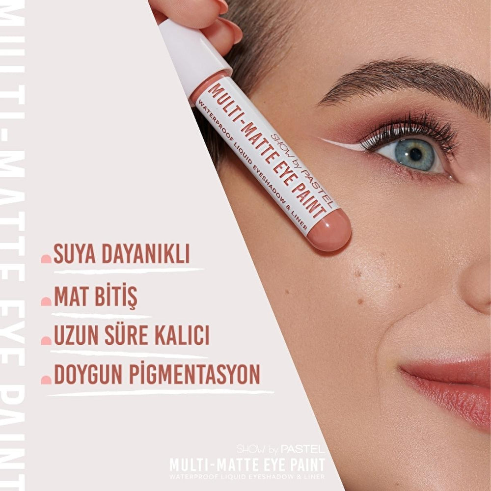 Show by Pastel Waterproof Eyeshadow & Eyeliner Multi-Matte Eye Paint - Long Lasting, Smudge-Proof Makeup for Women - view 2