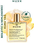 Nuxe Huile Prodigieuse Multi-purpose Dry Care Oil for Skin and Hair - Natural Skincare & Haircare Nuxe Huile Prodigieuse - Natural Skincare & Haircare Oil Nuxe Huile Prodigieuse, Multi-purpose dry care oil, Natural skincare, Haircare oil, Hypoallergenic beauty products, Skincare for dry skin, Haircare for dry hair, Natural beauty products, Dermatologically tested products, Skincare oil, Hair oil, Luxurious skincare, Luxurious haircare, Botanical skincare, Botanical haircare