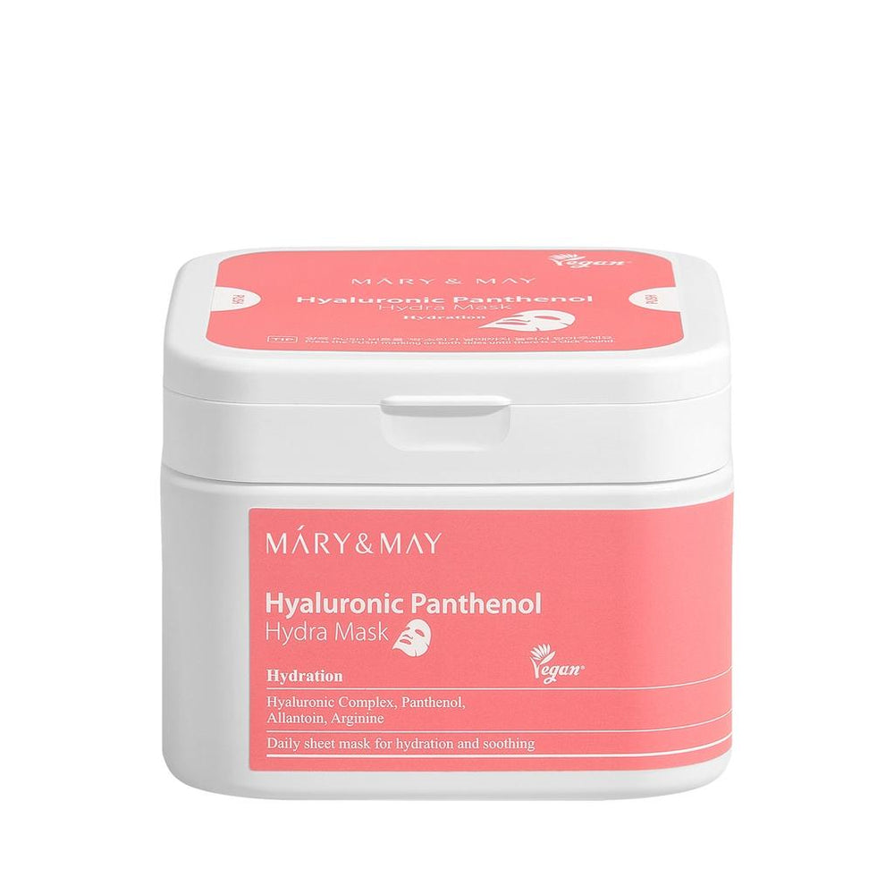 Mary & May Hyaluronic Acid & Panthenol Face Mask 30 Sheets