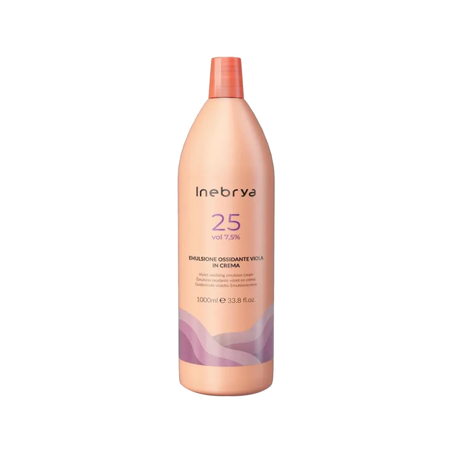 Inebrya Violet 7.5% 25 Volume Hair Oxidizing Cream - 1000ml Professional Hair Care for Salon & Home Use Inebrya Violet 7.5% 25 Vol Hair Oxidizing Cream - 1000ml hair oxidizing cream, Inebrya Violet, 7.5% 25 Volume, hair bleach cream, professional hair care, salon quality, home hair coloring, hair coloring products, hair lightening cream, 1000ml, violet hair cream, hair dye activator