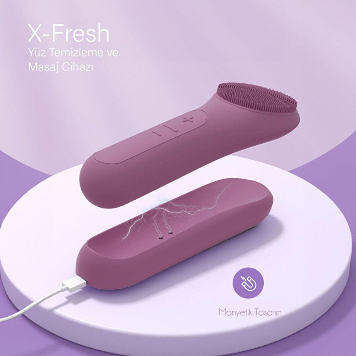 X-Level X-Fresh Facial Cleansing & Massage Device: Deep Pore Cleansing, Blackhead Removal, & Blue Light Therapy for Radiant Skin X-Level Facial Cleansing Device: Blackhead Remover & Blue Light facial cleansing device, blackhead remover, blue light therapy, facial massager, pore cleanser, sonic cleansing brush, deep facial cleansing, skincare device, at home facial, rechargeable facial cleanser, cleansing brush, face exfoliator, sonic massager, blue light treatment, acne treatment, pore minimizer, skin rejuv