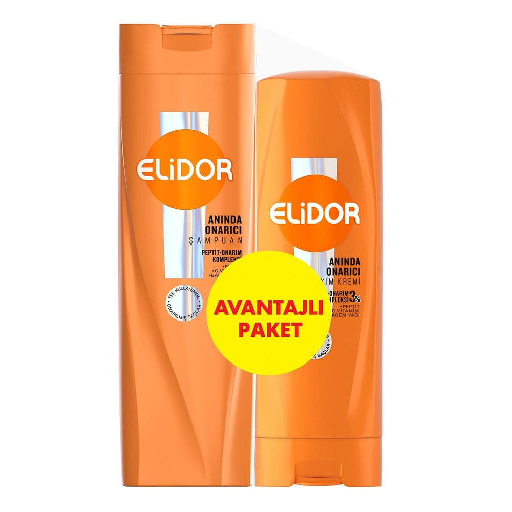 Elidor Instant Repair Shampoo 400ml & Serum Conditioner 200ml Set