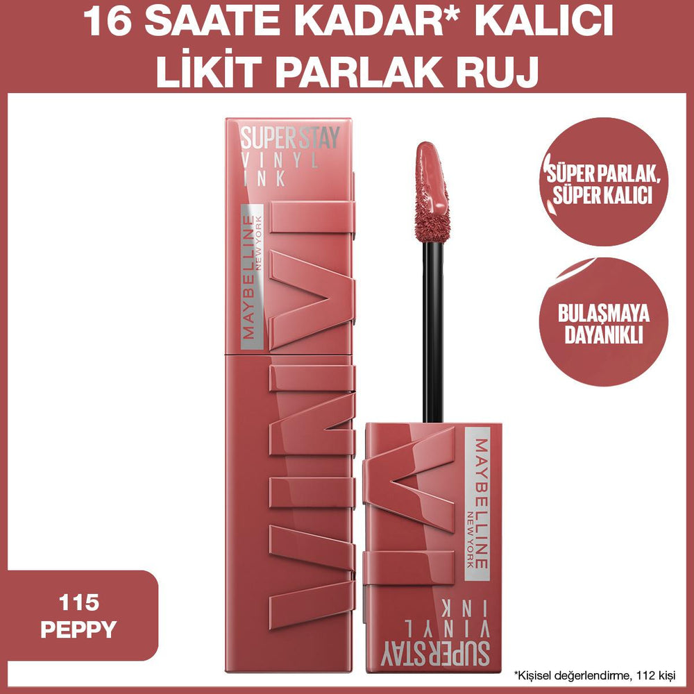 Maybelline New York Super Stay Vinyl Ink Liquid Lipstick - Long-Lasting, High Shine Lip Color, 16 Hours Wear - view 8