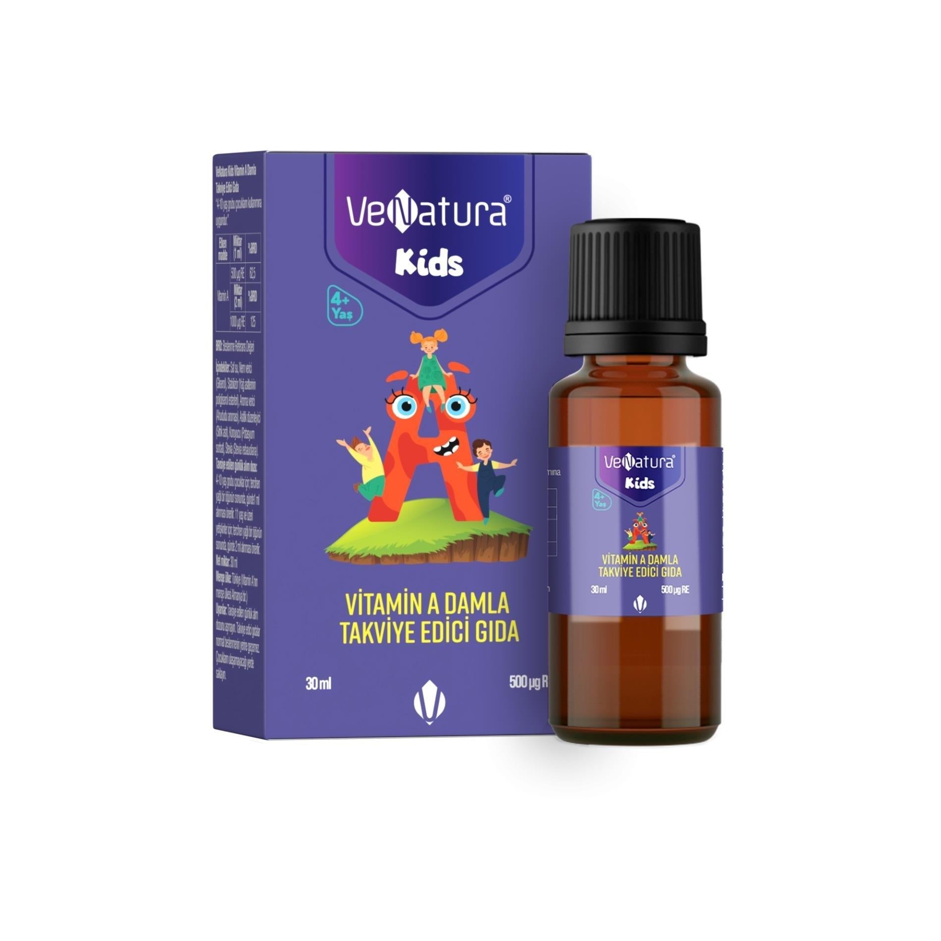 VeNatura Kids Vitamin A Drops - 30 ML | Daily Supplement - image 3