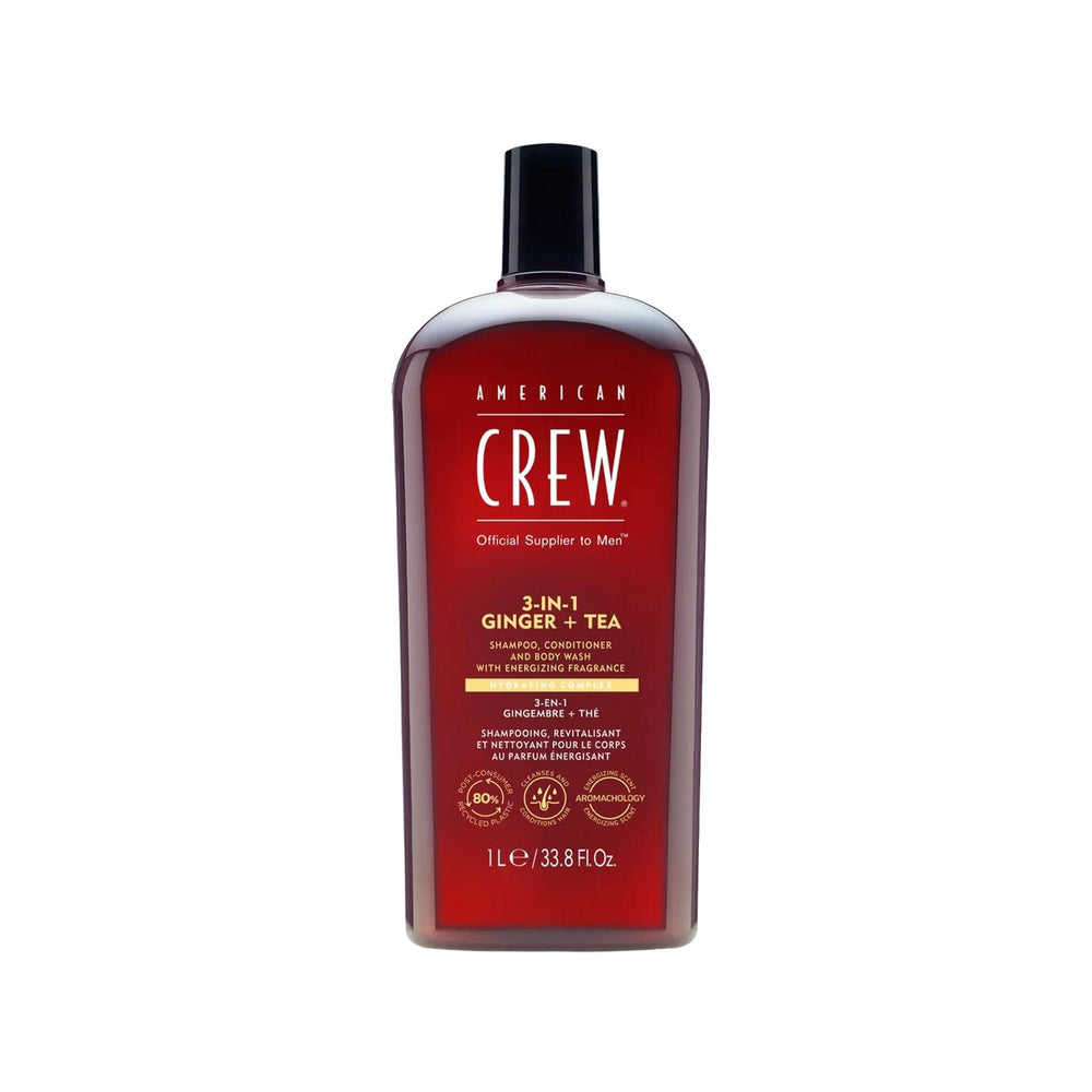 American Crew 3-in-1 Ginger Tea Energizing Shampoo 1000 ml