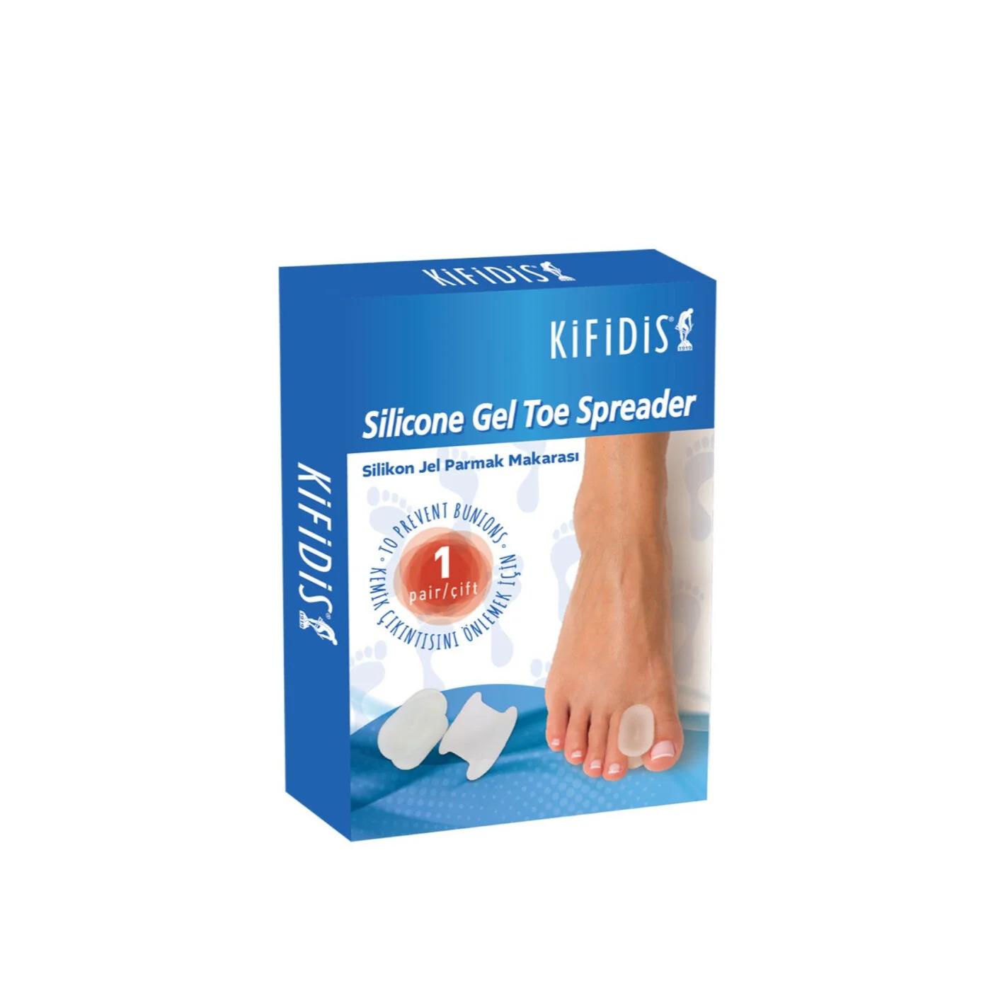 Kifidis Silicone Soft Gel Toe Spreader for Alignment 1 pc