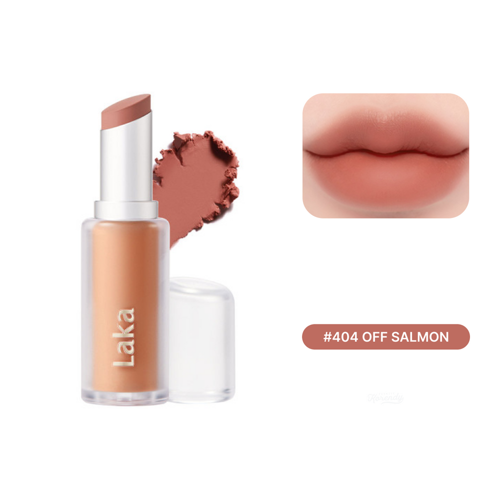 Laka Bulky Matte Lipstick Smoothing & Plumping 404 Off Salmon 4g
