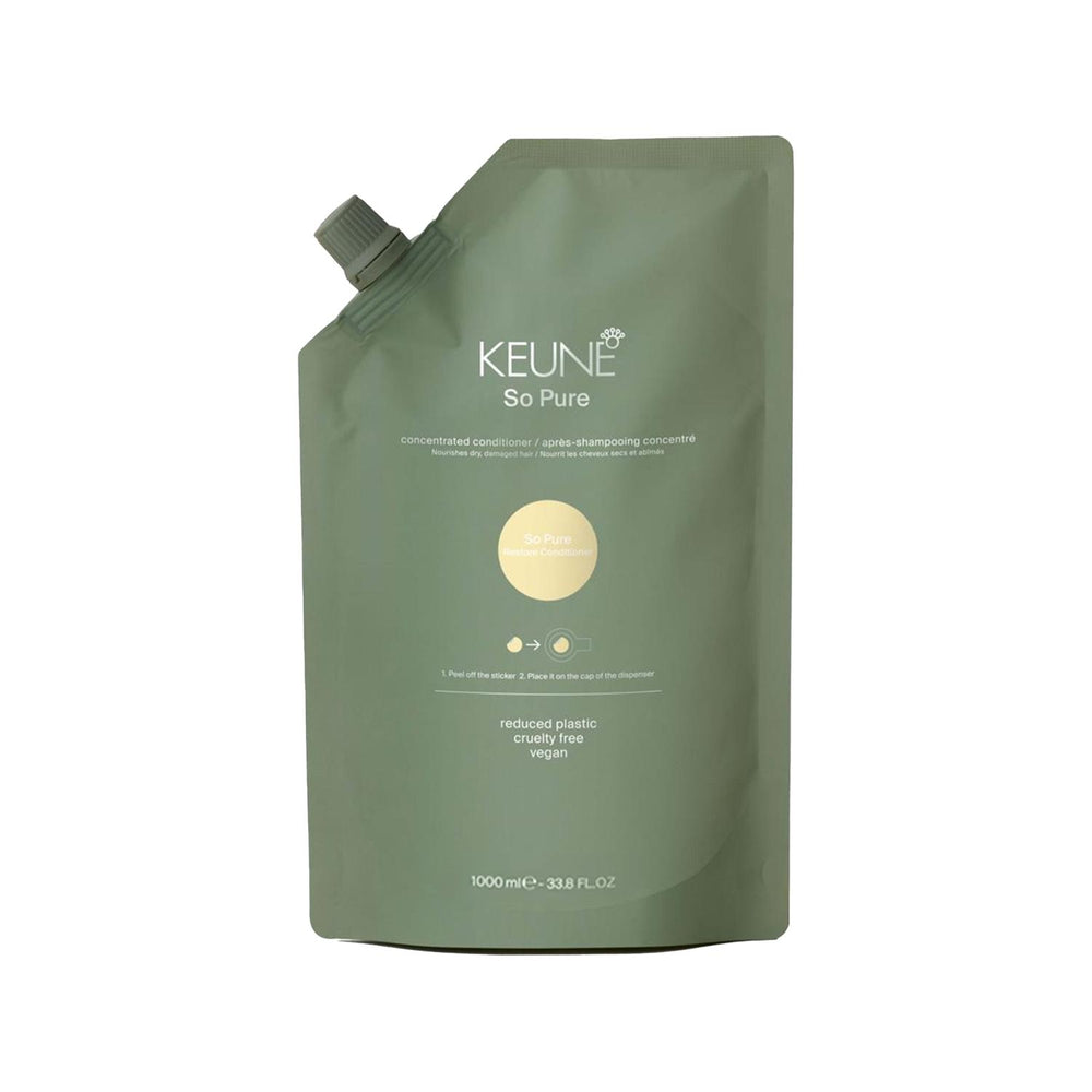 Keune So Pure Restore Shampoo Refill for Hydrated Hair 1000 ml