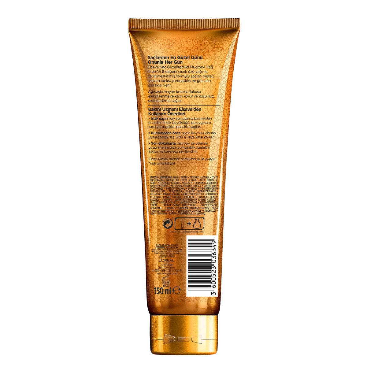 loreal-paris-elseve-hair-beautifying-cream-150ml, loreal-paris-hair-cream-for-all-hair-types Loreal Paris Elseve Hair Beautifying Cream - Nourishing Hair Oil Formula for All Hair Types | 150 ml Loreal Paris Elseve Hair Beautifying Cream - Energizes Hair loreal-paris, elseve, hair-creams, hair-care, hair-beauty, nourishing, flower-extracts, adult-hair-care, hair-essentials, ai-generated