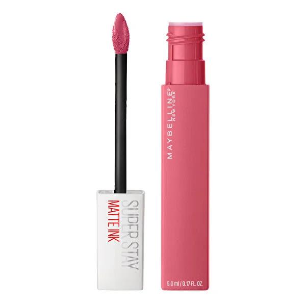 Maybelline Super Stay Matte Ink Liquid Lipstick - Long-Lasting Matte Finish, Resistant to Eating &amp; Drinking, Available in Various Pink Shades Maybelline Super Stay Matte Ink - Long-Lasting Liquid Lipstick long-lasting liquid lipstick, matte lipstick, Super Stay Matte Ink, Maybelline lipstick, pink lipstick shades, cosmetics, makeup, lip care, durable lip color