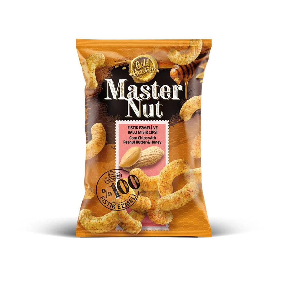 Master Nut Peanut Butter & Honey Corn Chips 90 g