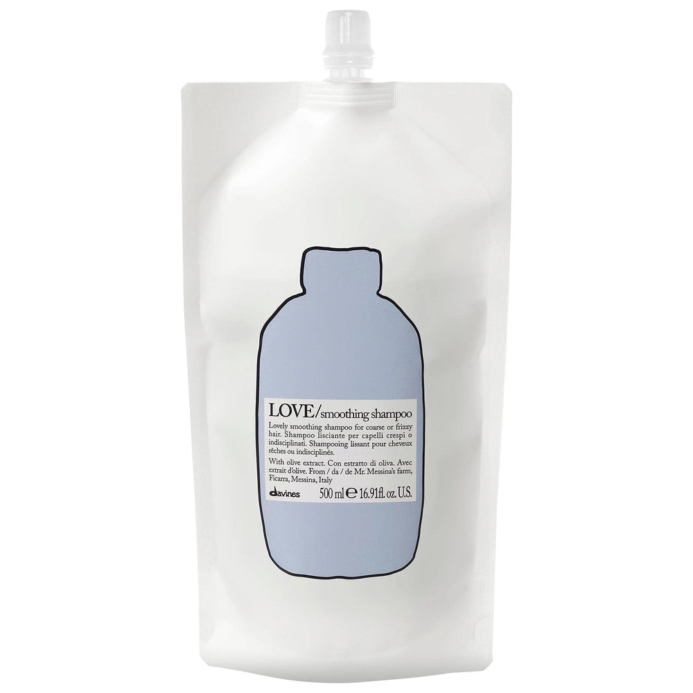 LOVE Smoothing Shampoo for Frizzy Hair - Vegan, Sulfate-Free, Nourishing Olive Extract LOVE Smoothing Shampoo - Vegan & Sulfate-Free smoothing shampoo, frizzy hair care, vegan shampoo, paraben-free shampoo, sulfate-free shampoo, olive extract hair care, shampoo for curly hair, shampoo for dry hair, hair smoothing, hair care, vegan hair products, sulfate-free hair care, paraben-free hair care, curly hair shampoo, dry hair shampoo, nourishing shampoo, moisturizing shampoo