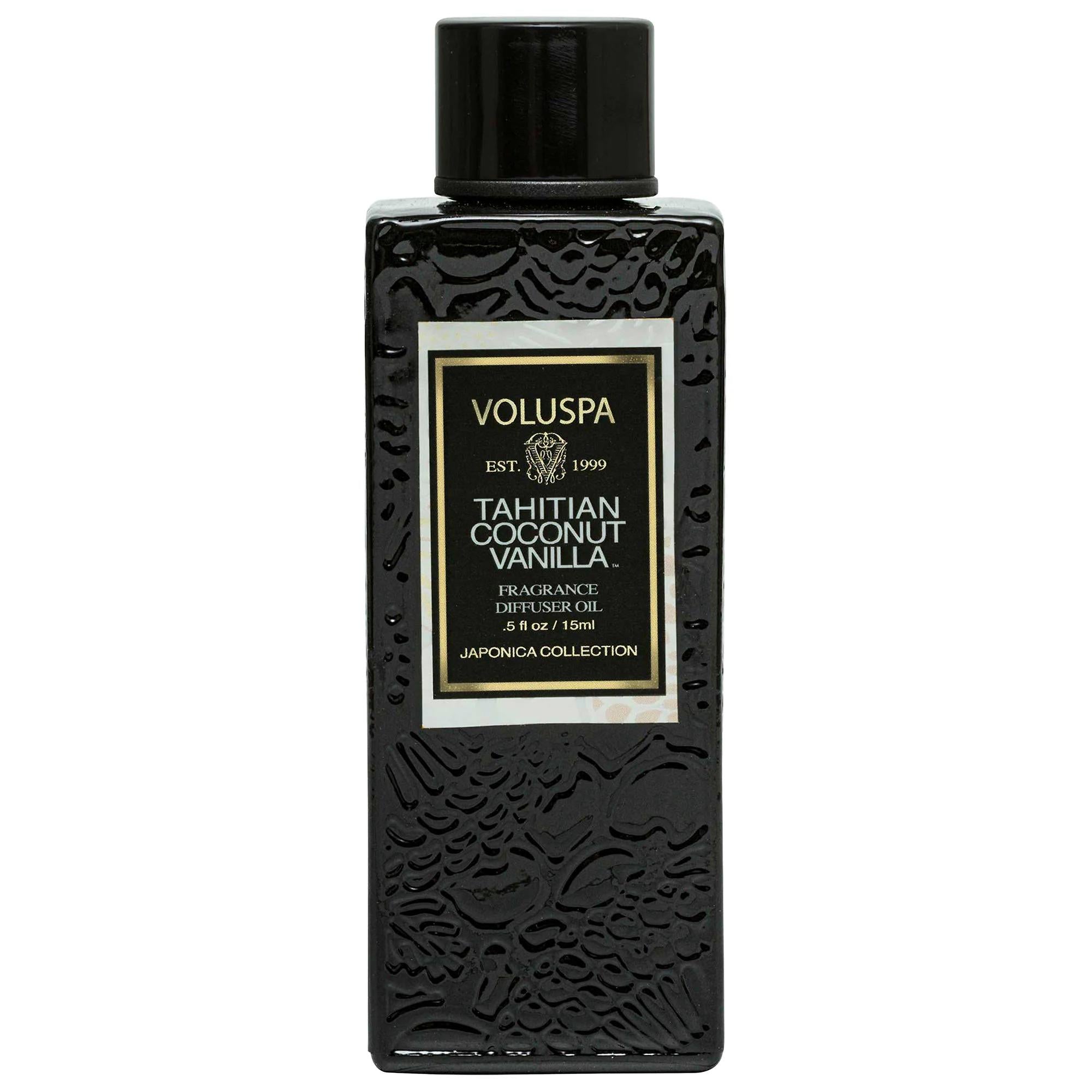 Voluspa Ultrasonic Diffuser Oil: Experience Exotic Aromatherapy with Sustainable, Luxurious Home Fragrance - Tahitian Coconut Vanilla, Baltic Amber &amp; More Voluspa Diffuser Oil: Luxury Aromatherapy | [Scent] Scent Ultrasonic diffuser oil, Essential oil diffuser fragrance, Aromatherapy oil, Voluspa diffuser oil, Home fragrance diffuser, Tahitian Coconut Vanilla oil, Baltic Amber oil, French Cade oil, Goji &amp; Tarocco oil, Luxury diffuser oil, Diffuser oil, Essential oil fragrance, Aromatherapy, Voluspa, Home fr