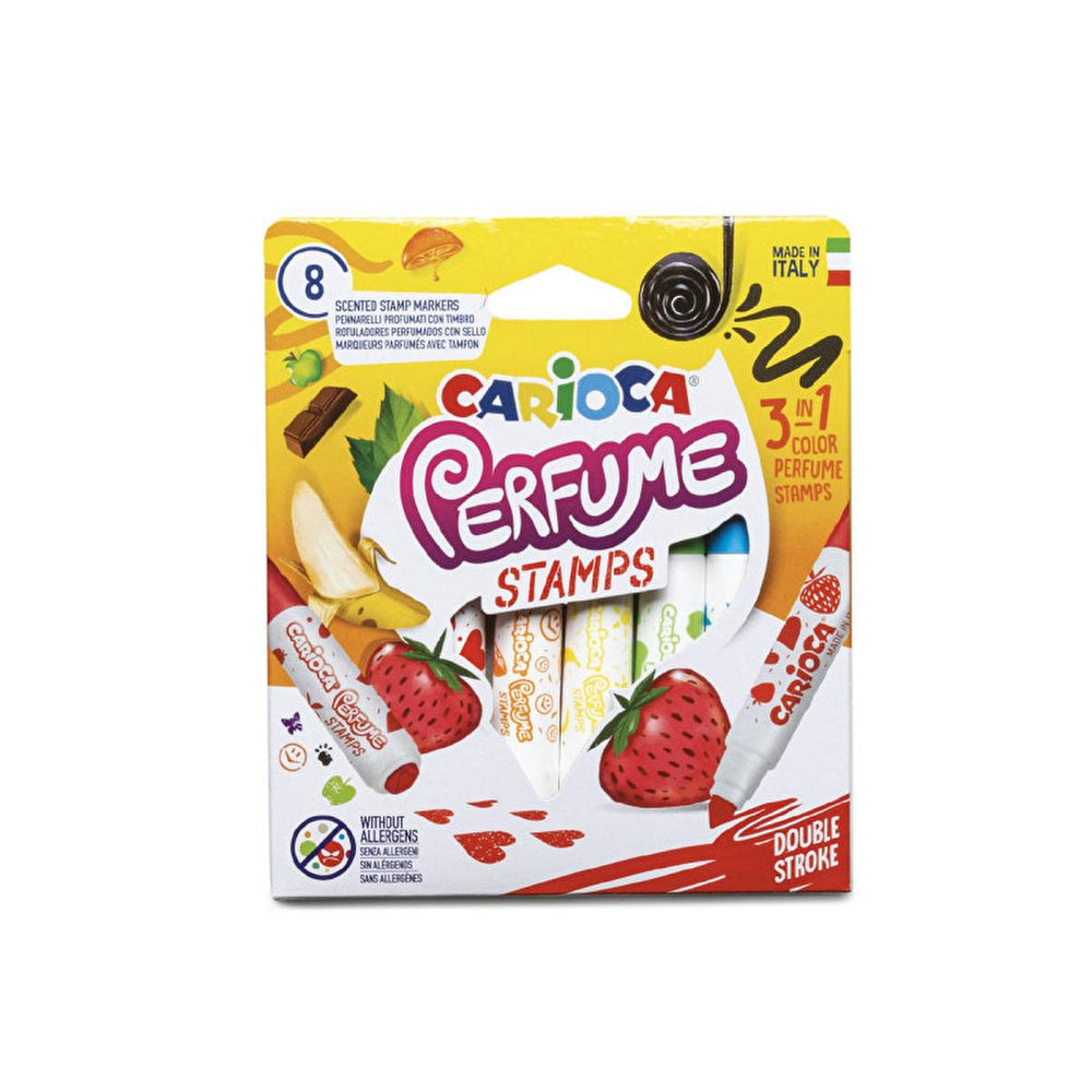 Carioca Scented Marking Pens - 8 Non-Toxic, Washable, Double-Tipped Markers for Kids and Artists - view 2