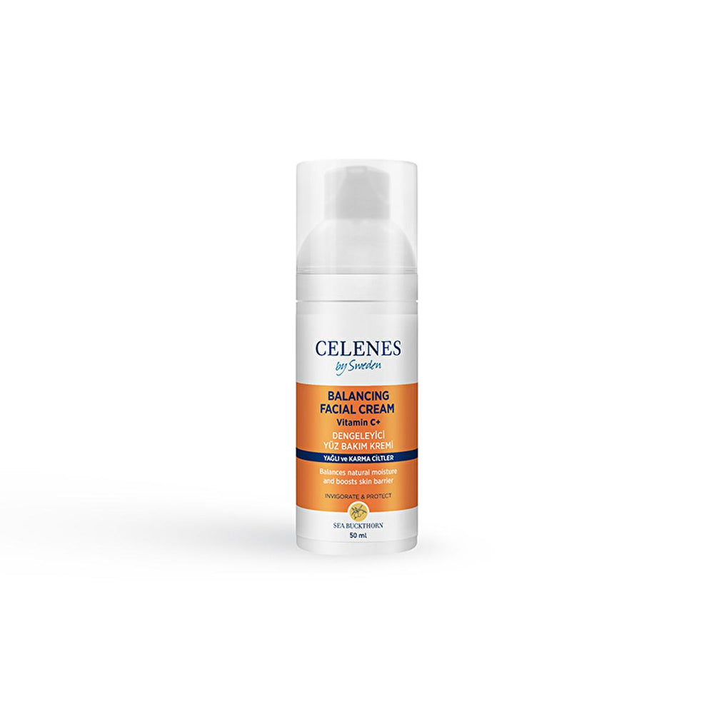 Celenes Sea Buckthorn Oil-Balancing Facial Moisturizer: Hydrate, Protect, & Control Shine for Oily & Combination Skin - Natural, Paraben & Alcohol-Free Celenes Sea Buckthorn Face Cream: Oil-Balancing & Natural Sea Buckthorn face cream, Oil-balancing moisturizer, Facial cream for oily skin, Combination skin moisturizer, Natural skincare, Antioxidant face cream, Paraben free moisturizer, Alcohol free face cream, Plant based skincare, Celenes moisturizer, facial moisturizer, oily skin, combination skin, natura